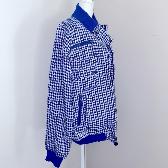 Live Mechanics houndstooth bomber jacket - Picture 3 of 15